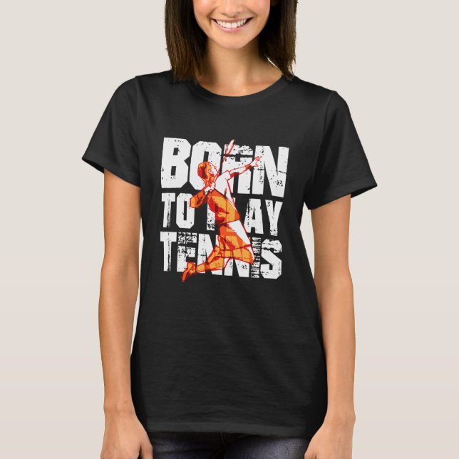 Tennis Tennis Racket Tennis Boll Tennis Court Tenn T Shirt (Framsida)