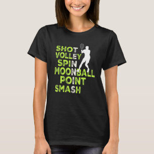 Tennis Tennis Terms For Tennis Champions T Shirt
