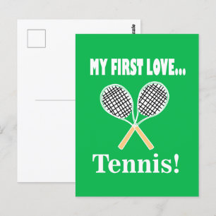 Tennis Tennisspelare Vykort