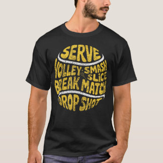 Tennis termer Tennis spelare Spelar tennis T Shirt