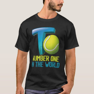 Tennis Terms tennis Player numbere on in World T Shirt