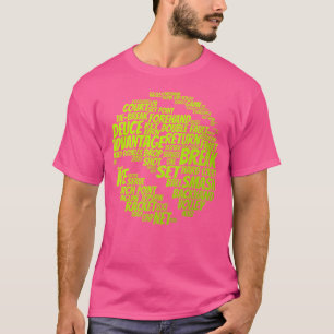 Tennis Terms Tennis Player Spelar upp Tennis Boll T Shirt
