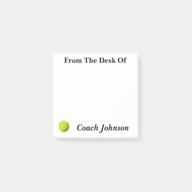 Tennis Thned Notes Post-it Block (Framsida)