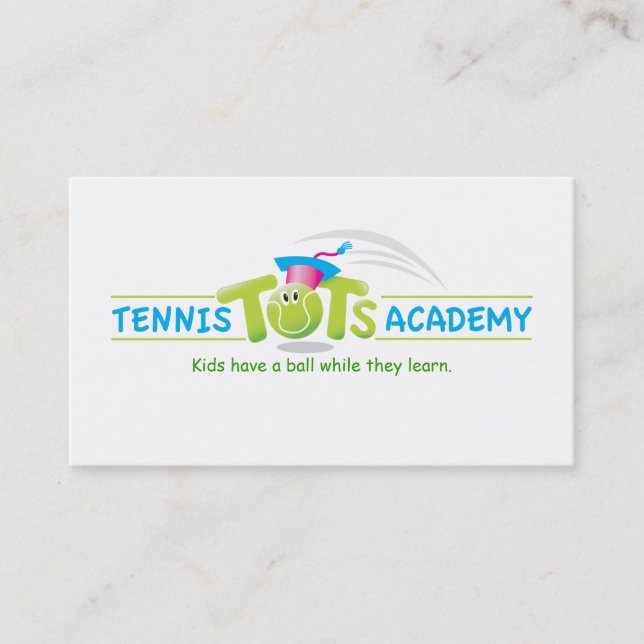 Tennis Tots Academy_template Visitkort (Framsida)