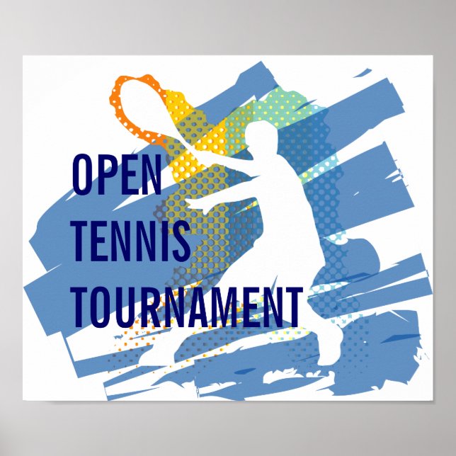 TENNIS TOURNATION POSTER (Framsidan)