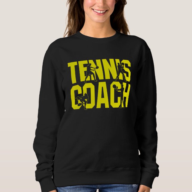 Tennis Trainer Repeat After Me Yes Coach T Shirt (Framsida)