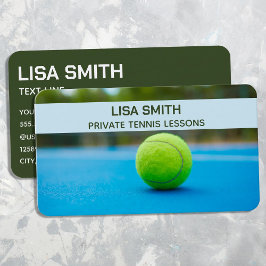 Tennis Trainer Visitkort