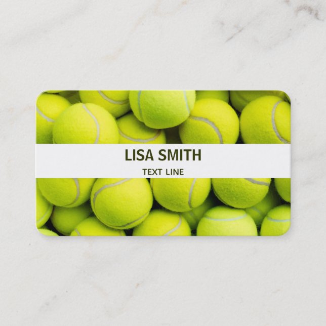 Tennis Trainer Visitkort (Framsida)