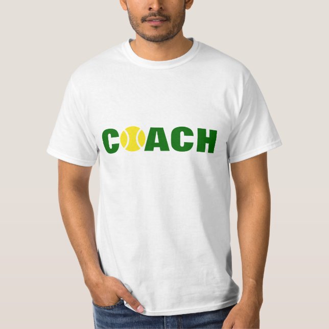 Tennis tränare t-shirt (Framsida)
