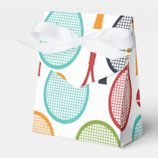 Tennis Treat Box för Tennis Party Dekoration Presentaskar