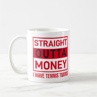 Tennis Twillingars Humor Tee Kaffemugg