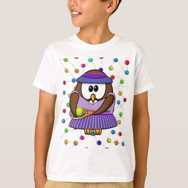 tennis-uggla tee (Framsida)