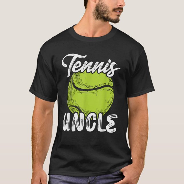 Tennis Uncle Men Family Matching Set Tennis Ball P T Shirt (Framsida)