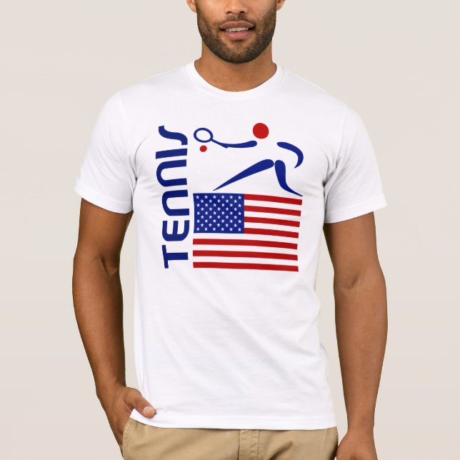 Tennis United States T Shirt (Framsida)