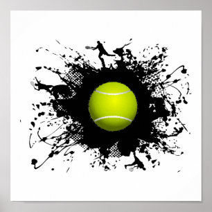 Tennis Urban Stil Poster