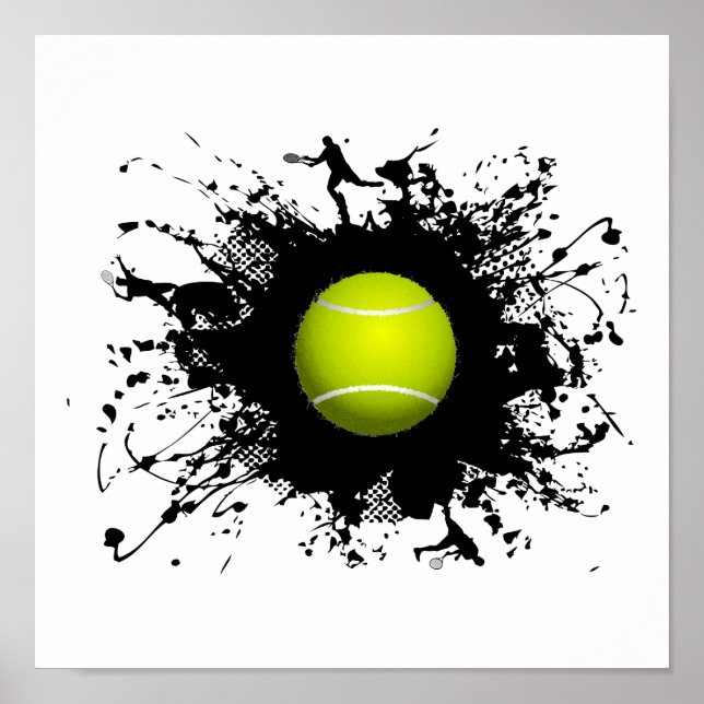 Tennis Urban Stil Poster (Framsidan)
