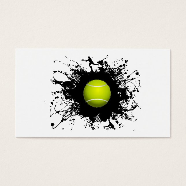 Tennis Urban Stil Visitkort (Framsidan)