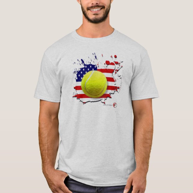 TENNIS US ÖPPNAR T-SHIRT (Framsida)