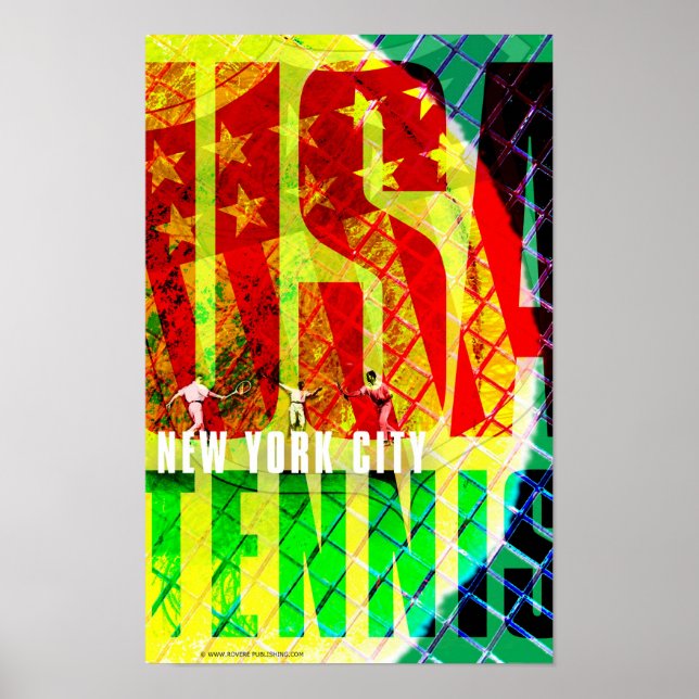 Tennis USA Poster (Framsidan)