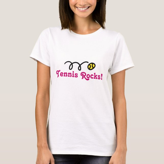 Tennis vaggar T-tröja för kvinnor Tee Shirt (Framsida)
