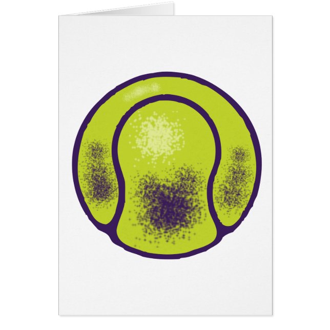 Tennis Vem? Hälsningskort (Framsidan)