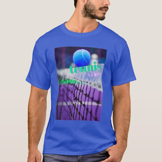 Tennis Vibes design Manar tennis t-shirt (Framsida)