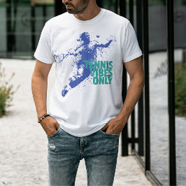 Tennis Vibes Only Grunge Distressed T Shirt