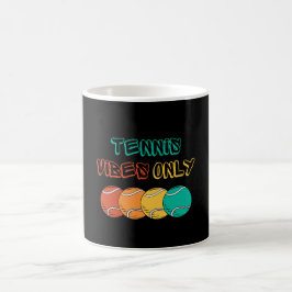 tennis vibes only mugg söt design