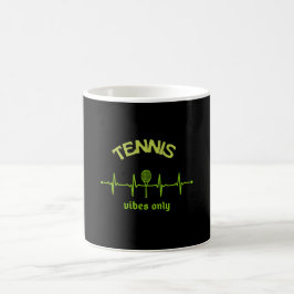 tennis vibes only mugg söt design
