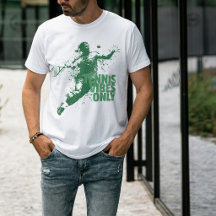 Tennis Vibes Only Retro Grunge Splatter Sport
