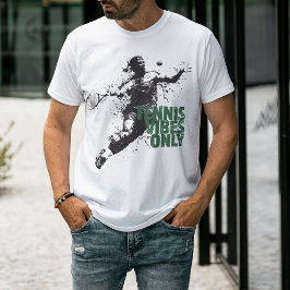 Tennis Vibes Only Retro Vintage T Shirt