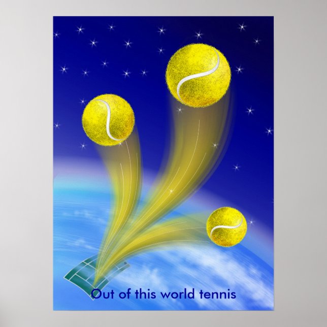 Tennis Victory, personlig Poster (Framsidan)
