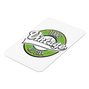 Tennis Vintage All star logotyp Magnet