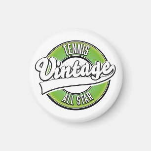 Tennis Vintage All star logotyp Magnet