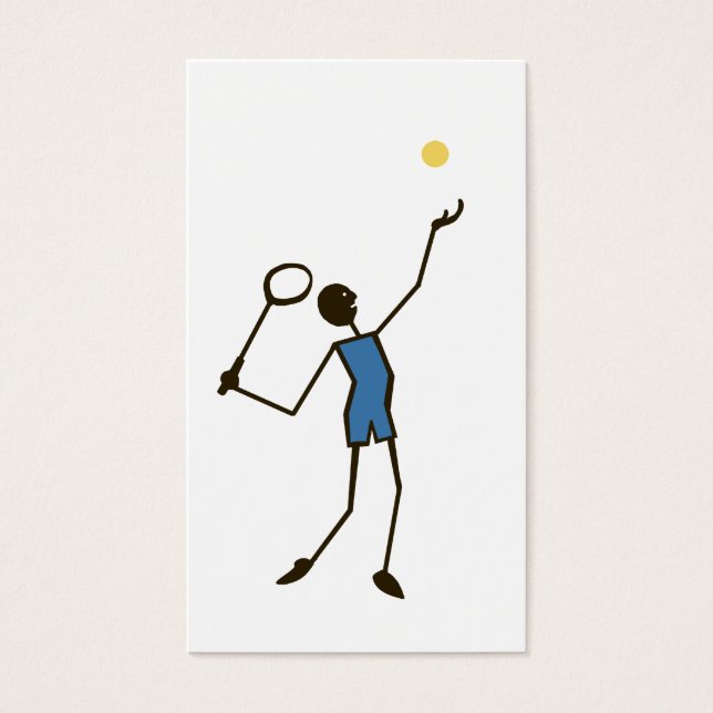 Tennis Visitkort (Framsidan)