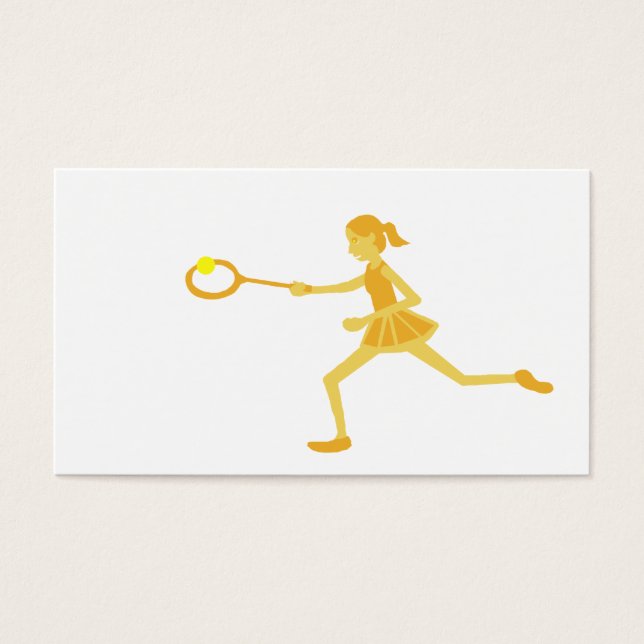 Tennis Visitkort (Framsidan)
