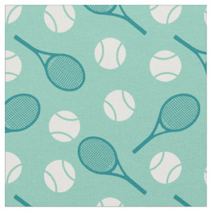 Tennis: Vitt och grönt - anpassade! Tyg