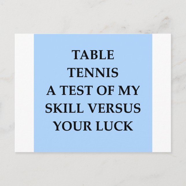 tennis vykort (Framsida)
