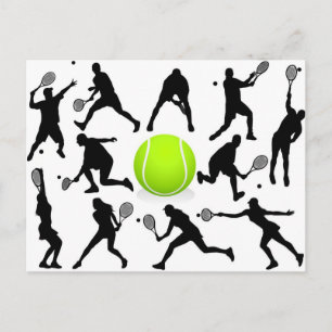 tennis vykort
