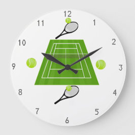Tennis Wallclock Stor Klocka