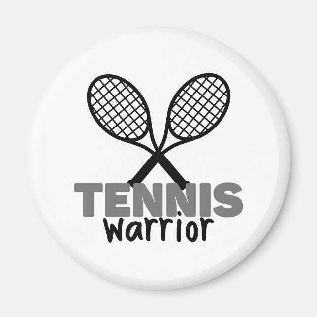 Tennis Warrior. Magnet (Framsidan)
