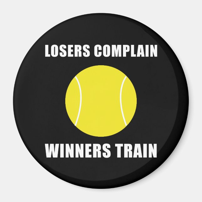 Tennis Winners Tåg Magnet (Framsidan)