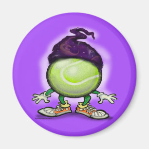 Tennis Wizard Magnet
