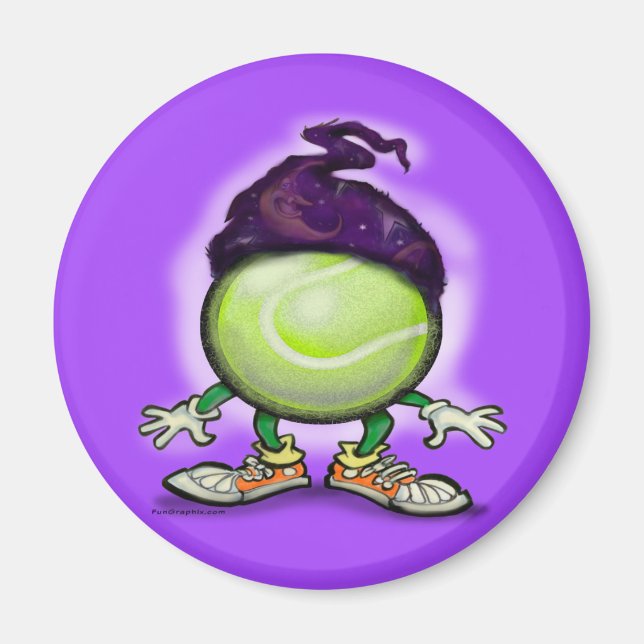 Tennis Wizard Magnet (Framsidan)
