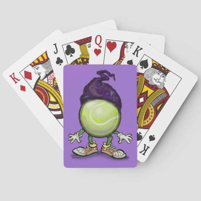Tennis Wizard Spel Kort (Baksidan)