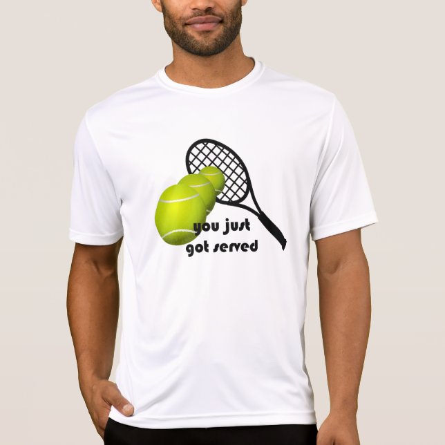 Tennis You Just Har Served Active Bära Sport-Tek Tröja (Framsida)