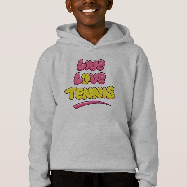Tennisälskare som säger t shirt (Framsida)
