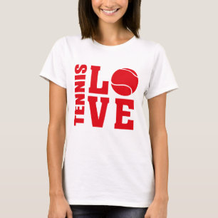 Tennisälskare, Tennis KÄRLEK, Tennis t-shirt