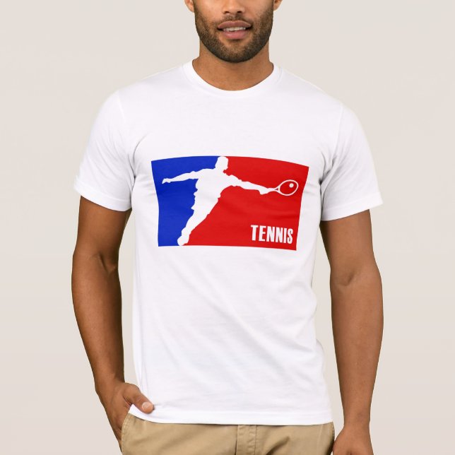 TennisanpassningsbarT-tröja Tee Shirt (Framsida)