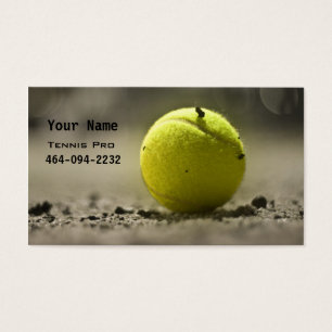 Tennisanvisning Visitkort